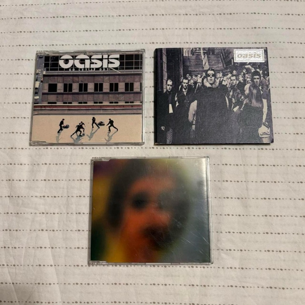 Oasis + Blur UK Import CD Single Bundle Rare
